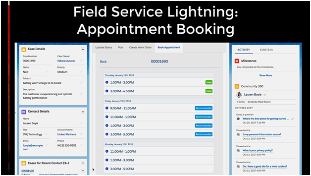 Appointment Booking - Field Service Lightning