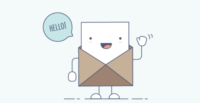 Welcome email illustration